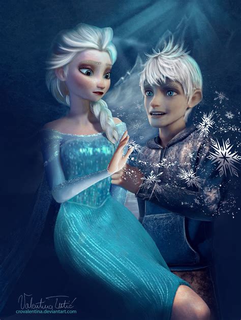 elsa and jack frost